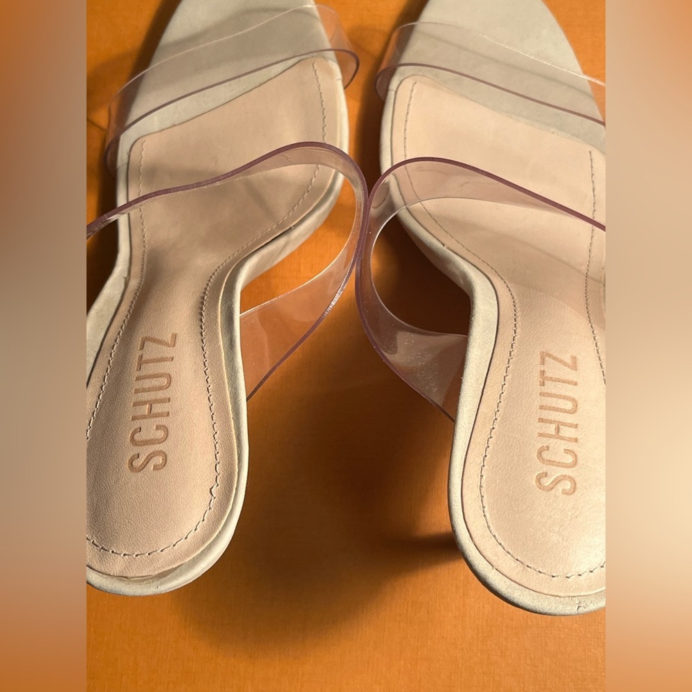 SHUTZ ( Elegant  Transparent Strap Heels ) size 7.5 💍💍💍💍💍💍💍💍💍💍💍💍💍💍💍💍💍💍💍💍 - Picture 5 of 5